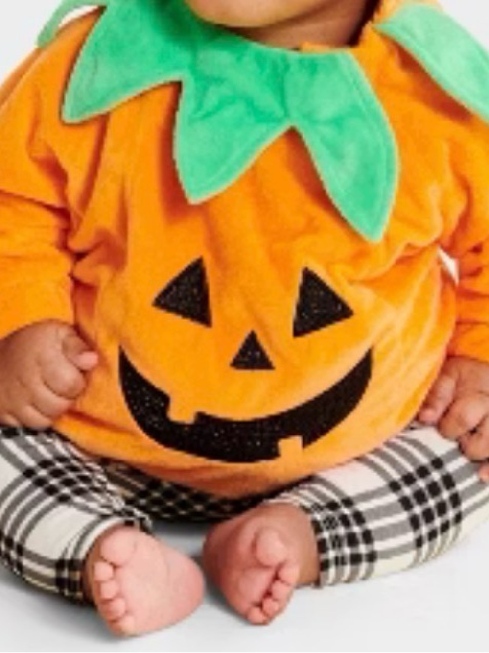 Orange Pumpkin Baby Costume 0-6 months